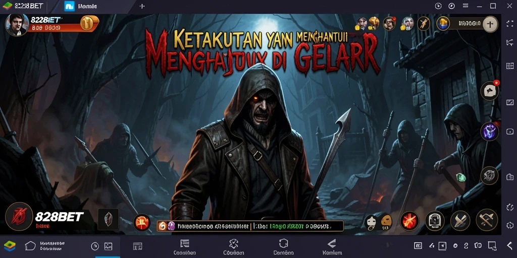 Cuplikan gameplay menegangkan dari 828BET dengan suasana Horror.