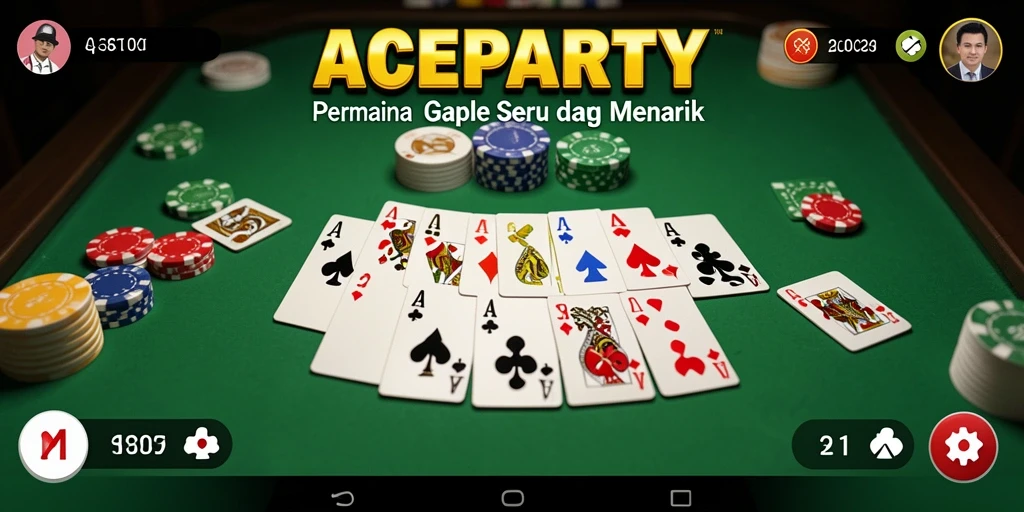 Tampilan gameplay seru di ACEPARTY yang penuh tantangan.