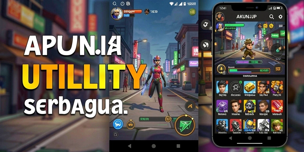 Screenshot AKUNJP menampilkan antarmuka yang user-friendly dan fitur utility yang bermanfaat.