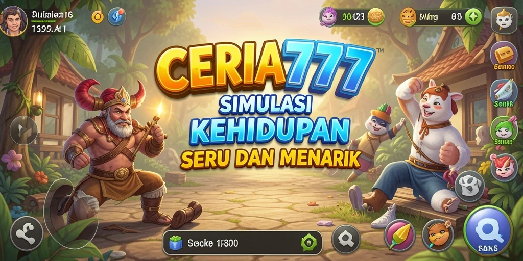 Screenshot CERIA777 menampilkan pengalaman gameplay Simulation yang mendalam.