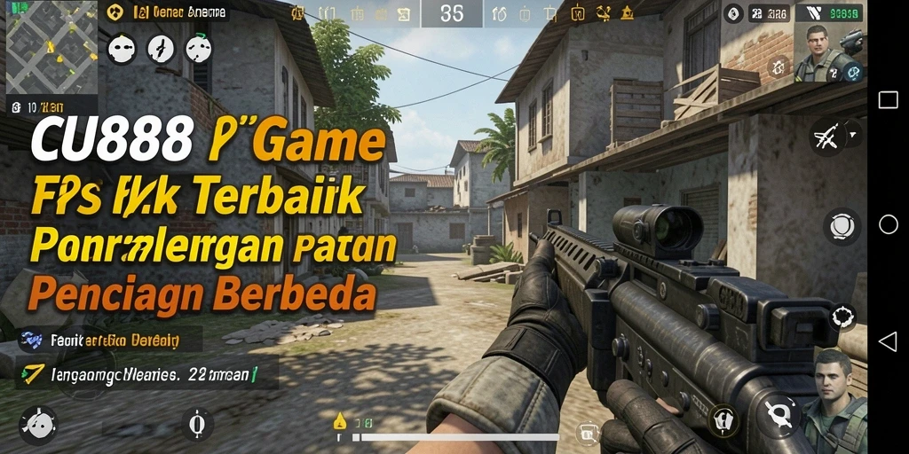 Gameplay CU888 yang menegangkan dalam aksi FPS.