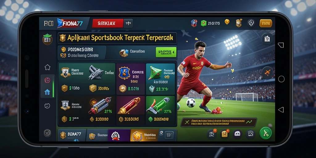 Tampilan menarik FIONA77 saat bermain Sportsbook.