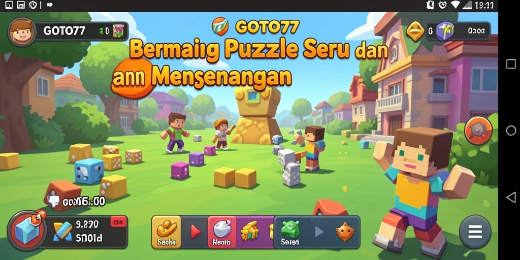 Tampilan gameplay seru GOTO77 dengan teka-teki menantang.
