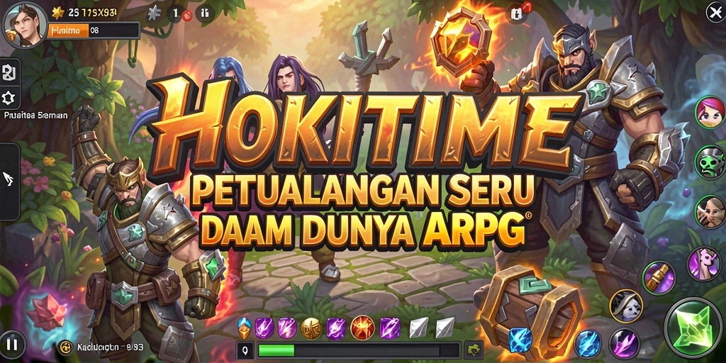 Screenshot HOKITIME menampilkan aksi gameplay ARPG yang seru.