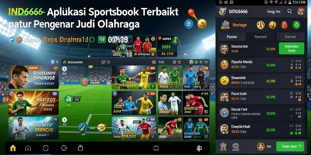 Tampilan gameplay IND666 saat taruhan olahraga berlangsung.