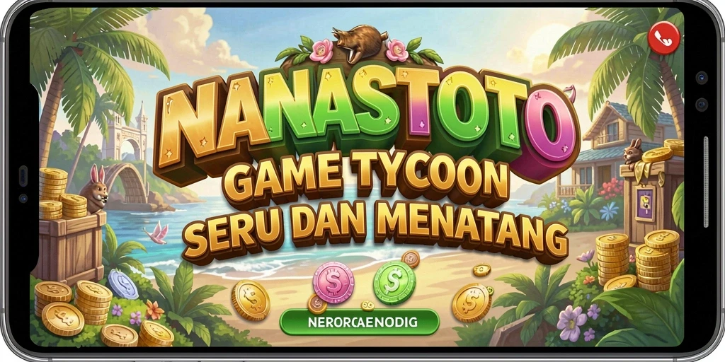 Gameplay menarik dari NANASTOTO dengan elemen Tycoon yang seru.
