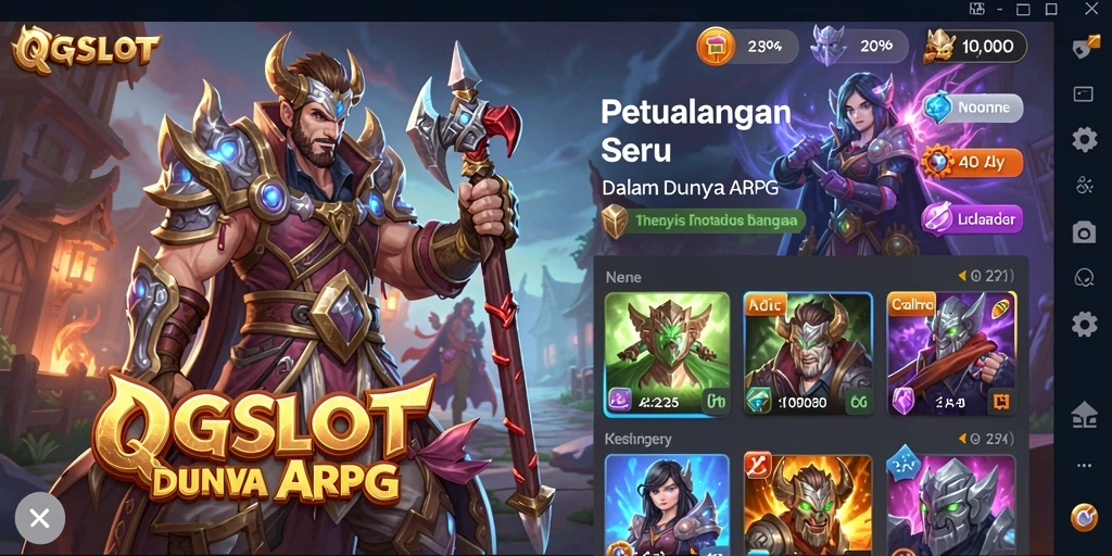 Tangkapan layar gameplay ARPG yang menarik di QQSLOT.