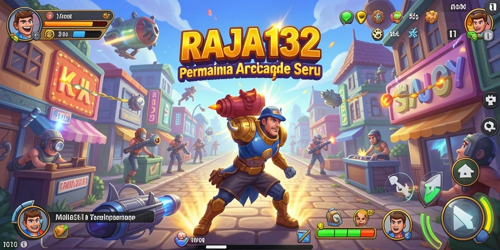 Tampilan seru gameplay RAJA132 yang penuh tantangan.