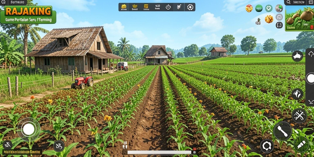 Tampilan menarik dari gameplay RAJAKING yang seru dan mengasyikkan.