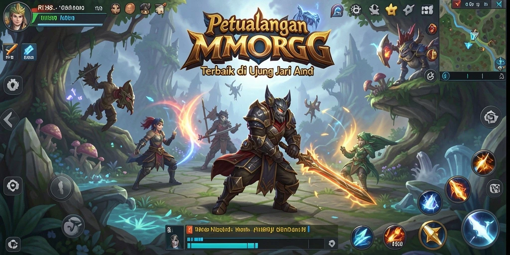 Screenshot gameplay RI188 menunjukkan pertarungan seru dan dunia yang luas.