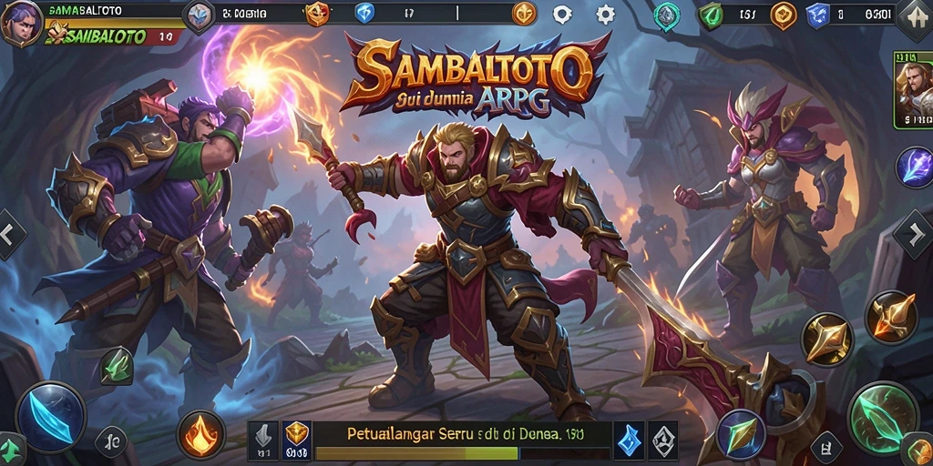 Tampilan menarik gameplay ARPG di SAMBALTOTO.