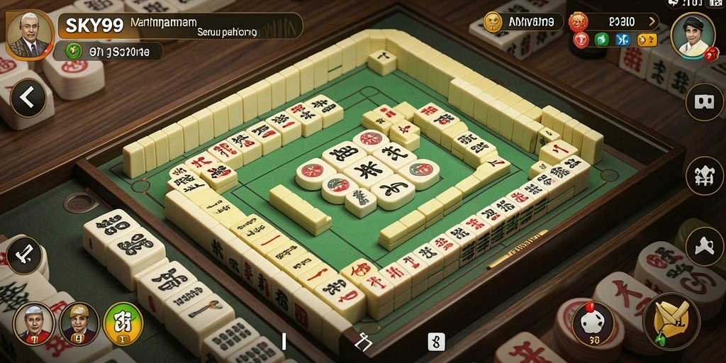 Gameplay Mahjong yang menarik dan seru di SKY99.