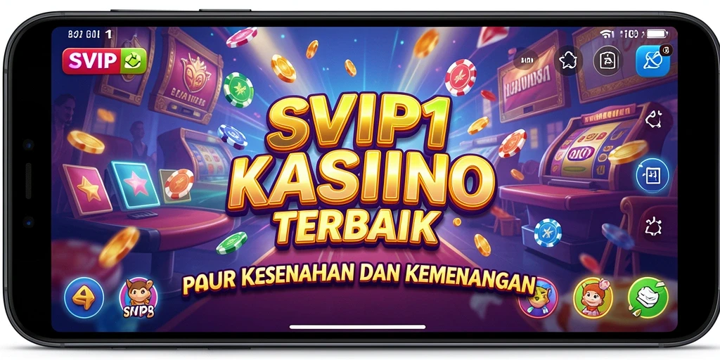 Tampilan gameplay seru dari SVIP1 dengan berbagai permainan Kasino.