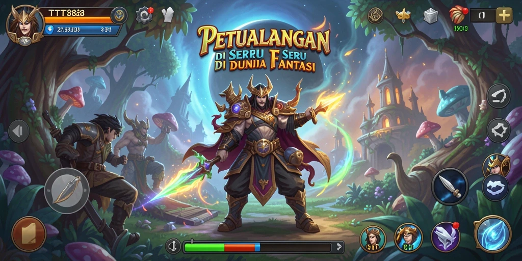 Screenshot gameplay TTT888 menampilkan aksi seru dalam penjelajahan dunia petualangan.