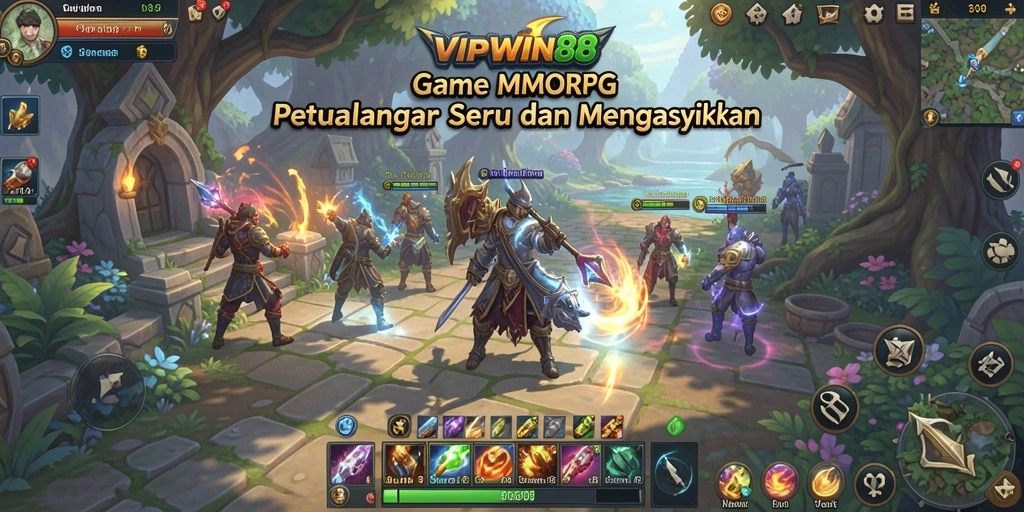 Tampilan gameplay seru dari VIPWIN88 yang menampilkan aksi MMORPG mendebarkan.